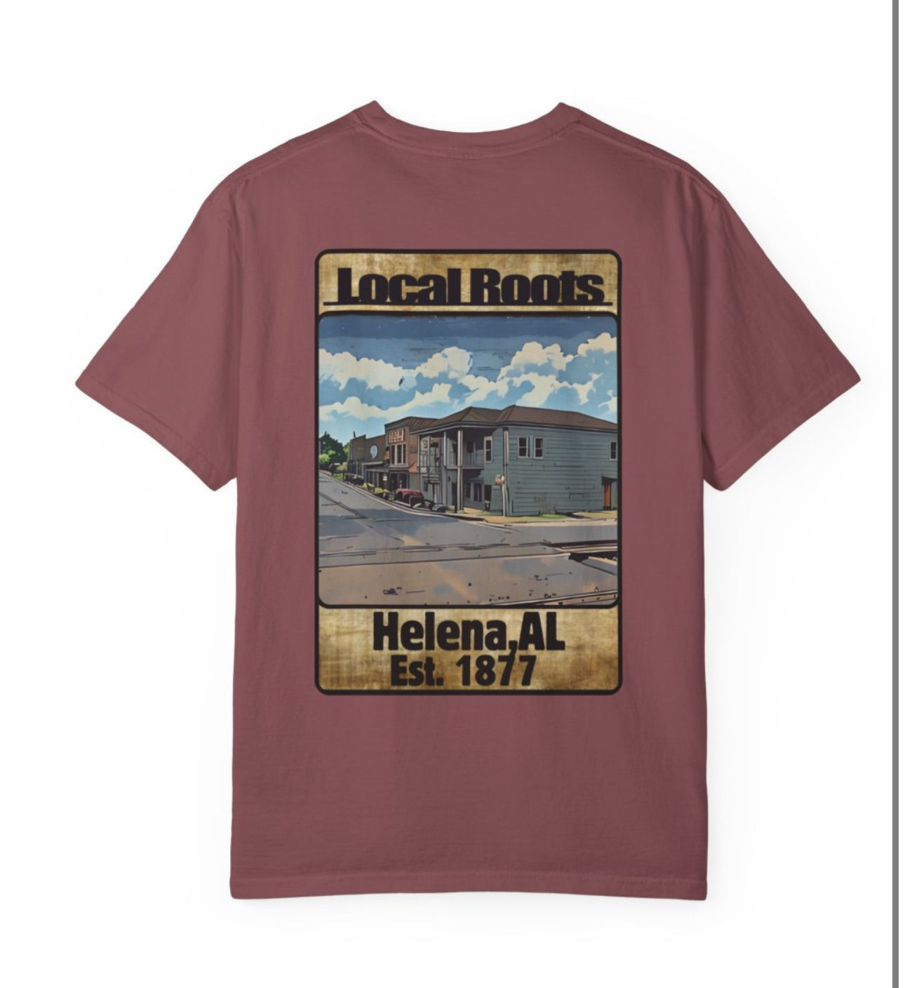 Short Sleeve Old Town Helena, AL T-Shirt